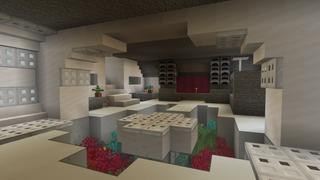 Screenshot of the Minecraft Bedrock Marketplace product Skyblock Modern Base created by In Mine.