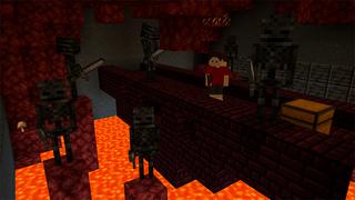 Screenshot of the Minecraft Bedrock Marketplace product Skyblock Nether Mob Heads created by In Mine.