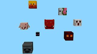 Screenshot of the Minecraft Bedrock Marketplace product Skyblock Nether Mob Heads created by In Mine.