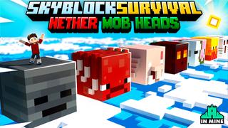 Thumbnail of the Minecraft Bedrock Marketplace product Skyblock Nether Mob Heads created by In Mine.