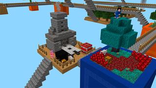 Screenshot of the Minecraft Bedrock Marketplace product Skyblock Ninja created by In Mine.