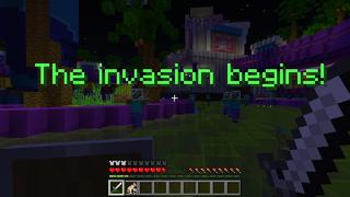 Screenshot of the Minecraft Bedrock Marketplace product Skyblock Random Zombie Attack! created by In Mine.