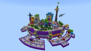 Screenshot of the Minecraft Bedrock Marketplace product Skyblock Random Zombie Attack! created by In Mine.