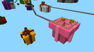 Screenshot of the Minecraft Bedrock Marketplace product Skyblock Santa Holiday created by In Mine.