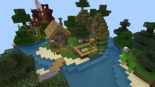 Screenshot of the Minecraft Bedrock Marketplace product Skyblock Solar created by In Mine.