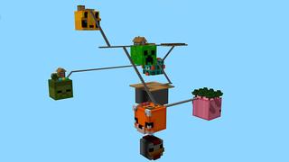 Screenshot of the Minecraft Bedrock Marketplace product Skyblock Survival Mob Heads created by In Mine.