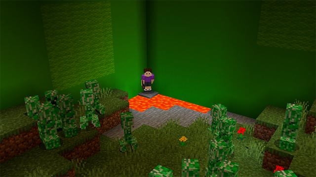 Screenshot of the Minecraft Bedrock Marketplace product Skyblock Survival Mob Heads created by In Mine.