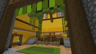 Screenshot of the Minecraft Bedrock Marketplace product Sniffer House created by In Mine.