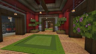 Screenshot of the Minecraft Bedrock Marketplace product Sniffer House created by In Mine.