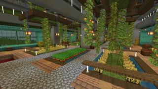 Screenshot of the Minecraft Bedrock Marketplace product Sniffer House created by In Mine.