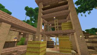 Screenshot of the Minecraft Bedrock Marketplace product Tree Base created by In Mine.