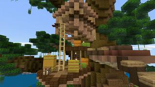 Screenshot of the Minecraft Bedrock Marketplace product Tree Base created by In Mine.