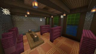 Screenshot of the Minecraft Bedrock Marketplace product Vampire Mansion created by In Mine.