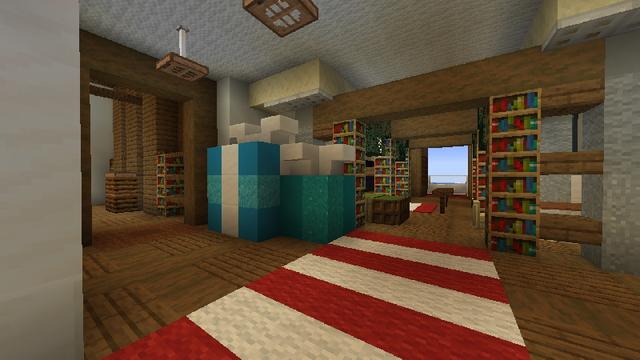 Screenshot of the Minecraft Bedrock Marketplace product Winter Billionaire Mansion created by In Mine.