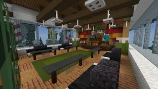 Screenshot of the Minecraft Bedrock Marketplace product Winter Billionaire Mansion created by In Mine.