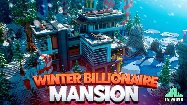 Thumbnail of the Minecraft Bedrock Marketplace product Winter Billionaire Mansion created by In Mine.