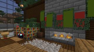 Screenshot of the Minecraft Bedrock Marketplace product Winter Holidays House created by In Mine.
