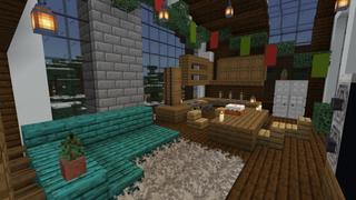 Screenshot of the Minecraft Bedrock Marketplace product Winter Holidays House created by In Mine.