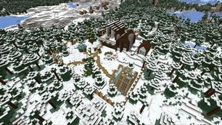 Screenshot of the Minecraft Bedrock Marketplace product Winter Holidays House created by In Mine.