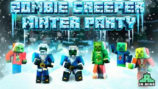 Thumbnail of the Minecraft Bedrock Marketplace product Zombie Creeper Winter Party created by In Mine.