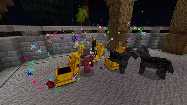 Screenshot of the Minecraft Bedrock Marketplace product Advanced Lucky Chests created by inPixel.