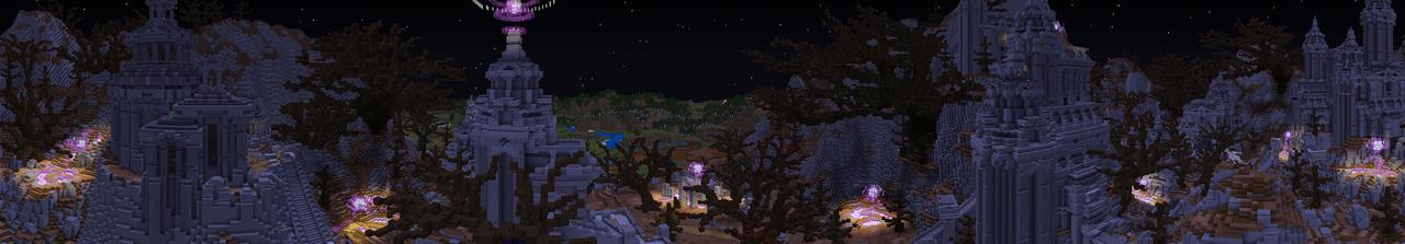 Panorama of the Minecraft Bedrock Marketplace product Advanced Skeleton Survival created by inPixel.