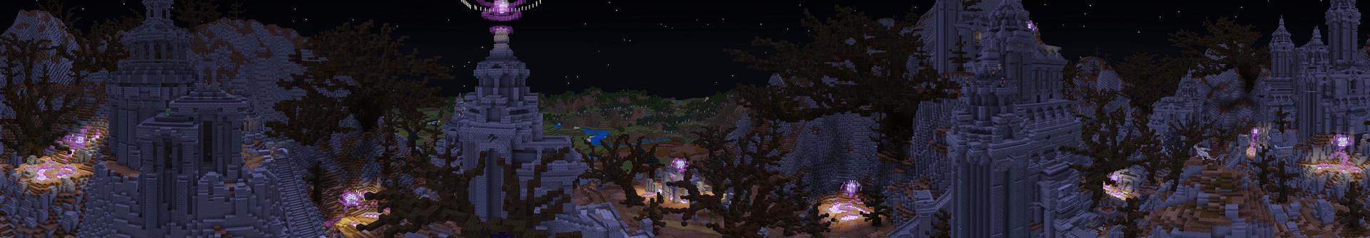 Panorama of the Minecraft Bedrock Marketplace product Advanced Skeleton Survival created by inPixel.