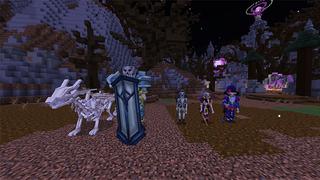 Screenshot of the Minecraft Bedrock Marketplace product Advanced Skeleton Survival created by inPixel.
