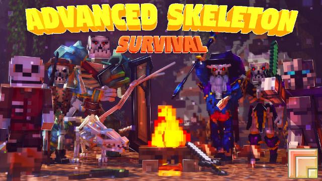 Thumbnail of the Minecraft Bedrock Marketplace product Supervivencia avanzada con esqueletos created by inPixel.