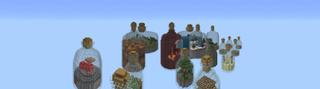 Panorama of the Minecraft Bedrock Marketplace product Advanced World in a Jar created by inPixel.