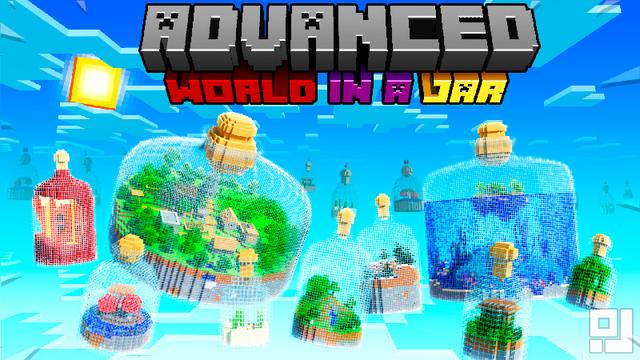 Thumbnail of the Minecraft Bedrock Marketplace product Mundo avançado num frasco created by inPixel.