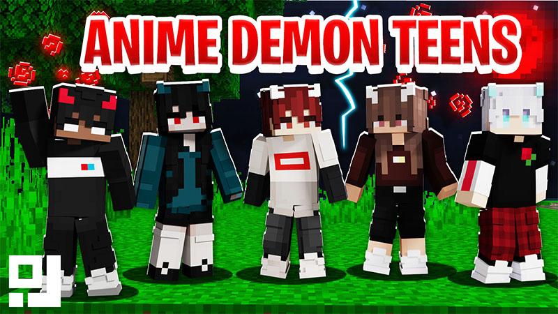 Anime Demon Teens by inPixel | CHUNK - Minecraft Bedrock Marketplace ...
