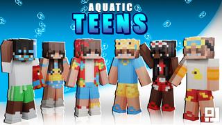 Thumbnail of the Minecraft Bedrock Marketplace product Aquatic Teens created by inPixel.