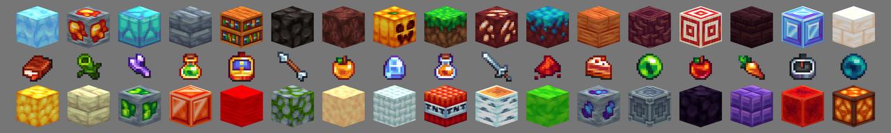Panorama of the Minecraft Bedrock Marketplace product Artoony Resource Pack created by inPixel.