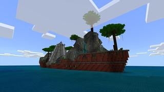 Screenshot of the Minecraft Bedrock Marketplace product Boats Biomes created by inPixel.