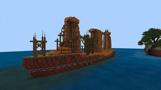 Screenshot of the Minecraft Bedrock Marketplace product Boats Biomes created by inPixel.