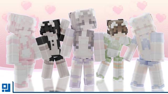 Thumbnail of the Minecraft Bedrock Marketplace product Cat Maids created by inPixel.