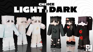 Thumbnail of the Minecraft Bedrock Marketplace product Choice Light x Dark created by inPixel.