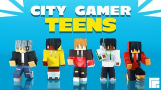Thumbnail of the Minecraft Bedrock Marketplace product City Gamer Teens created by inPixel.