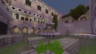 Screenshot of the Minecraft Bedrock Marketplace product City Parkour: Waterfront! created by inPixel.