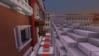 Screenshot of the Minecraft Bedrock Marketplace product City Parkour: Waterfront! created by inPixel.