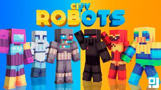 Thumbnail of the Minecraft Bedrock Marketplace product City Robots created by inPixel.