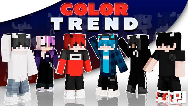 Thumbnail of the Minecraft Bedrock Marketplace product Color Trend created by inPixel.