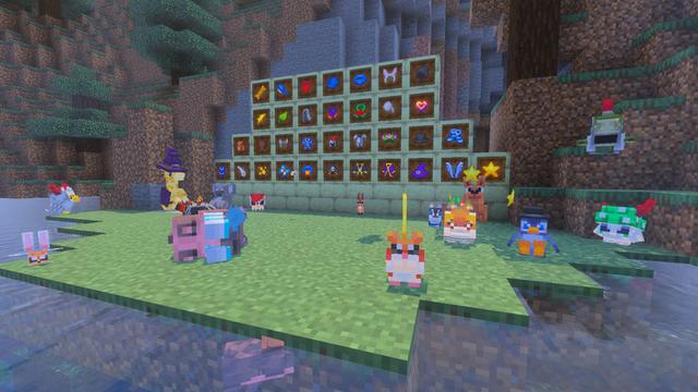 Screenshot of the Minecraft Bedrock Marketplace product Cute Pets created by inPixel.