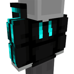 Thumbnail of the Minecraft Bedrock Marketplace product Cyan Energy Hoodie created by inPixel.