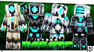 Thumbnail of the Minecraft Bedrock Marketplace product Cyber Robots created by inPixel.
