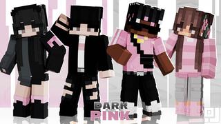 Thumbnail of the Minecraft Bedrock Marketplace product Dark and Pink created by inPixel.