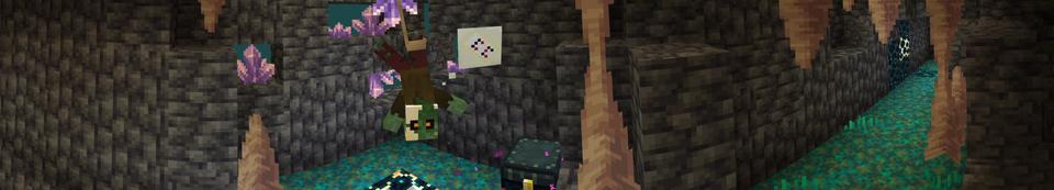 Panorama of the Minecraft Bedrock Marketplace product Dark Rooms created by inPixel.