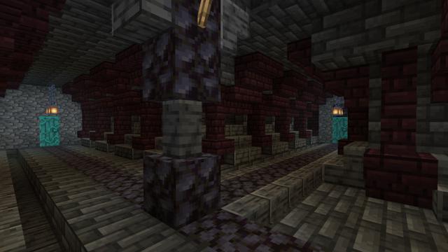 Screenshot of the Minecraft Bedrock Marketplace product Dark Rooms created by inPixel.