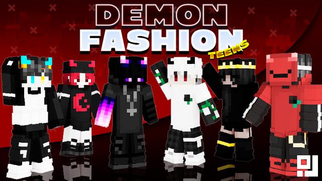 Thumbnail of the Minecraft Bedrock Marketplace product Demon Fashion Teens created by inPixel.